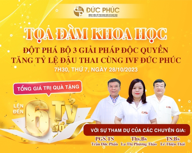 Bệnh viện Đức Phúc tổ chức Tọa đàm khoa học về bộ ba giải pháp độc quyền trong điều trị IVF vào 28/10/2023 - Ảnh 2.