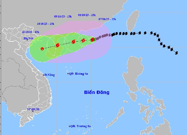 Tin bão mới nhất: Bão số 4 giật cấp 16 trên Biển Đông, diễn biến lạ thường - Ảnh 3.
