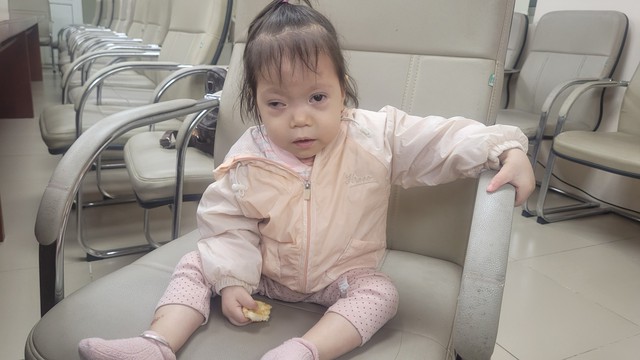 Hơn 24 triệu đồng đến với bé gái 2 tuổi chưa biết nói, biết đi vì bệnh nặng - Ảnh 1.