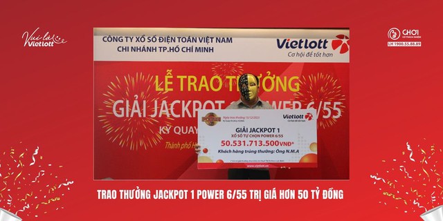 Cận cảnh tấm vé Vietlott mang hơn 50 tỷ giúp chủ nhân từ người thường thành tỷ phú trong tích tắc - Ảnh 3.