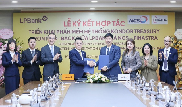 LPBank ký kết hợp tác với NGS và Finastra triển khai phần mềm hệ thống Kondor Treasury Front-to-Back - Ảnh 1.