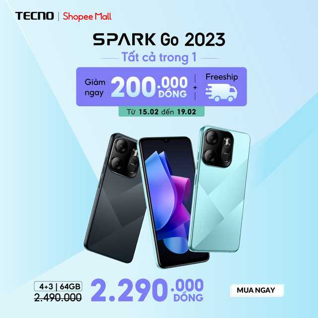 Giá tầm 2 triệu nhưng Tecno Spark Go 2023 cấu hình đủ dùng - Ảnh 3.