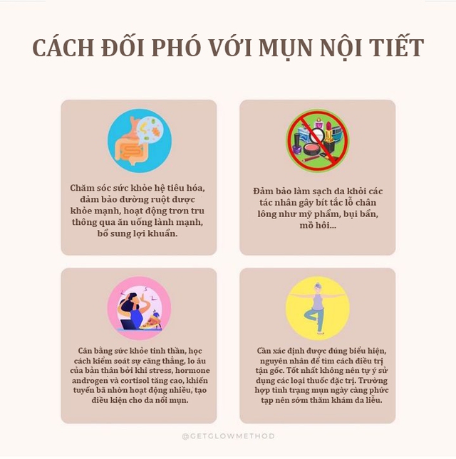 Cách 'đối phó' với mụn nội tiết - Ảnh 2.