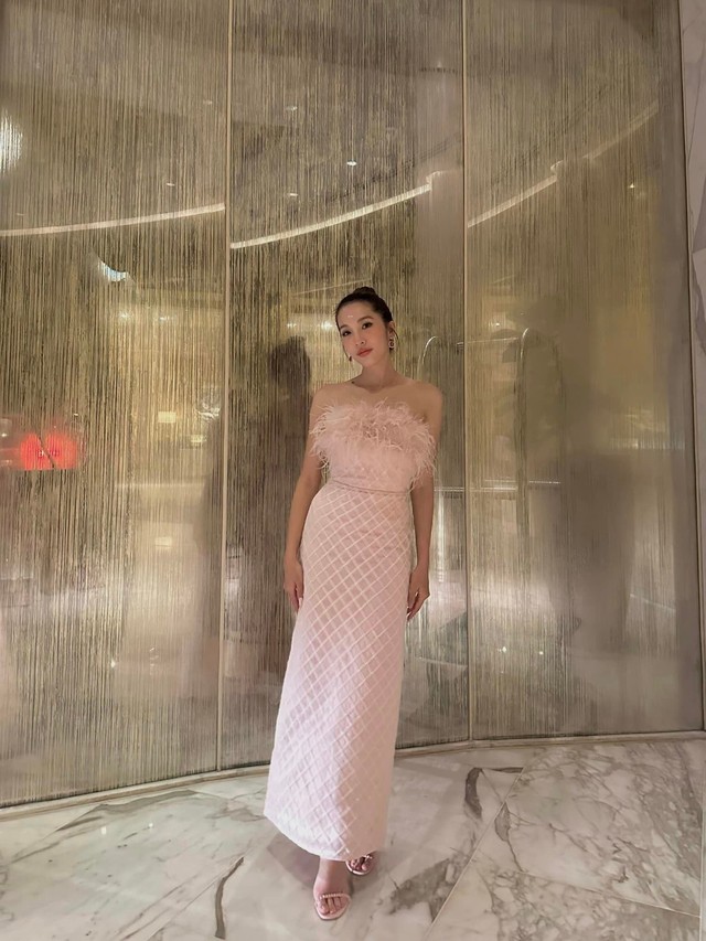 Trang phục của sao Việt trong đám cưới Linh Rin - Phillip Nguyễn - Ảnh 6.