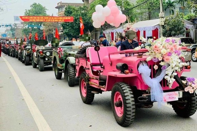 Thái Nguyên: ‘Phô trương’ rước dâu bằng xe Jeep, chủ xe nhận cái kết - Ảnh 2.