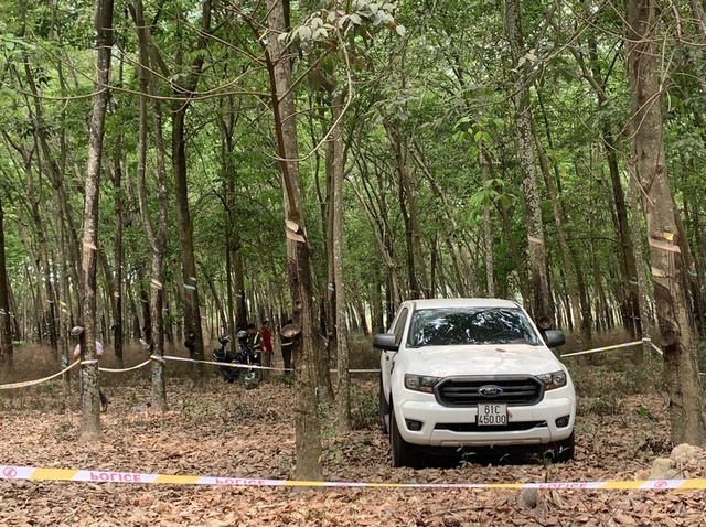 Giám đốc nghi sát hại nữ kế toán, bỏ xe trong rừng cao su - Ảnh 1.