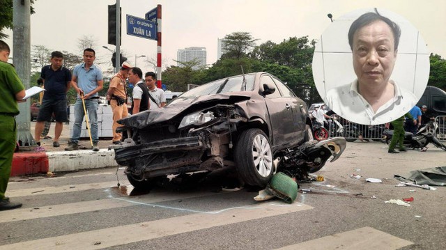 Thông tin mới nhất vụ ô tô gây tai nạn kinh hoàng trên đường Võ Chí Công, Hà Nội - Ảnh 2.