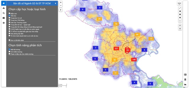 Tuyển sinh đầu cấp theo bản đồ GIS ở TP.HCM là gì? - Ảnh 2.