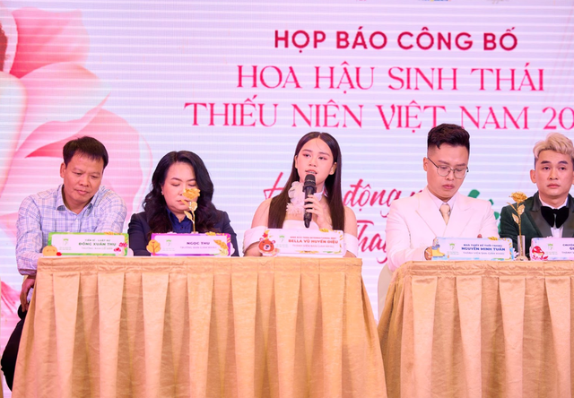 Công bố cuộc thi Hoa hậu Sinh thái Thiếu niên Việt Nam 2023 - Ảnh 1.