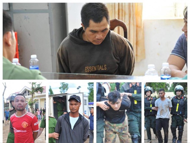 Bắt giữ 16 đối tượng liên quan đến vụ việc xảy ra tại huyện Cư Kuin, tỉnh Đắk Lắk. - Ảnh 1.
