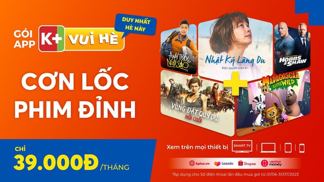 Giải trí hè cực đã với &quot;cơn lốc phim đỉnh&quot; trên App K+ - Ảnh 1.