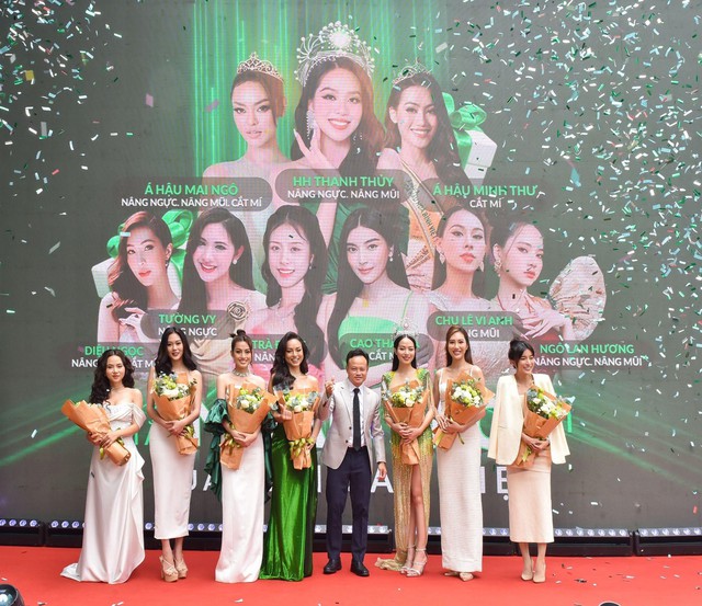 Á hậu Mai Ngô khoe nhan sắc hút mắt tại siêu sinh nhật Thu Cúc - Ảnh 2.