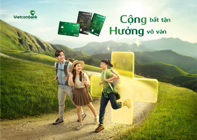 Ra mắt Bộ ba sản phẩm thẻ Vietcombank thương hiệu Visa hoàn toàn mới -  “Cộng bất tận - Hưởng vô vàn” - Ảnh 1.