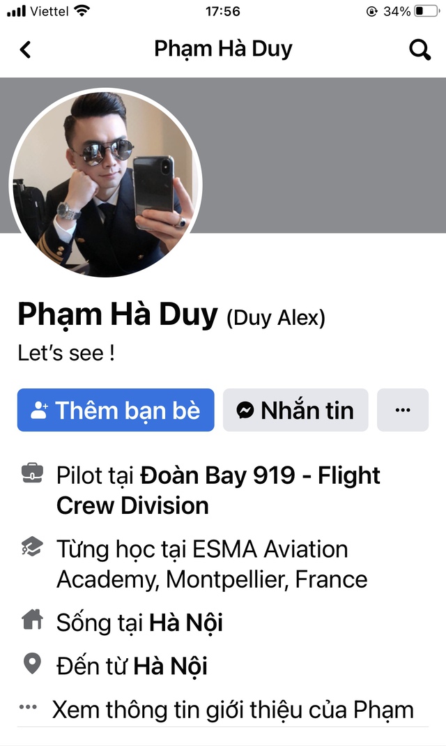 Đối diện án phạt sa thải từ Vietnam Airlines vì sử dụng chất cấm, phi công Phạm Hà Duy có động thái gây chú ý trên trang cá nhân hơn 40 nghìn lượt theo dõi 
 - Ảnh 3.
