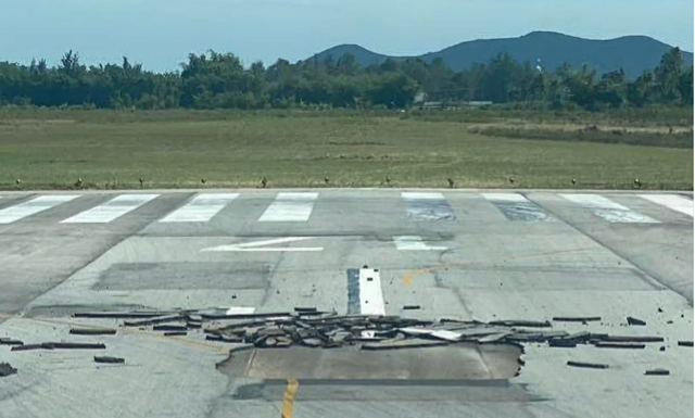 Tin mới vụ sân bay Vinh phải đóng cửa vì nứt đường băng - Ảnh 1.