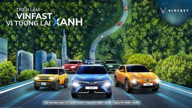 Triển lãm &quot;Vinfast - vì tương lai xanh&quot; tại Hà Nội: Ra mắt bộ tứ xe điện Vinfast mới - Ảnh 1.