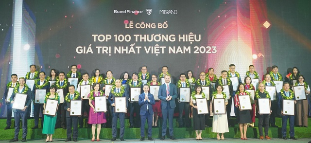 Petrolimex được vinh danh Top 100 thương hiệu giá trị nhất Việt Nam năm 2023 - Ảnh 2.