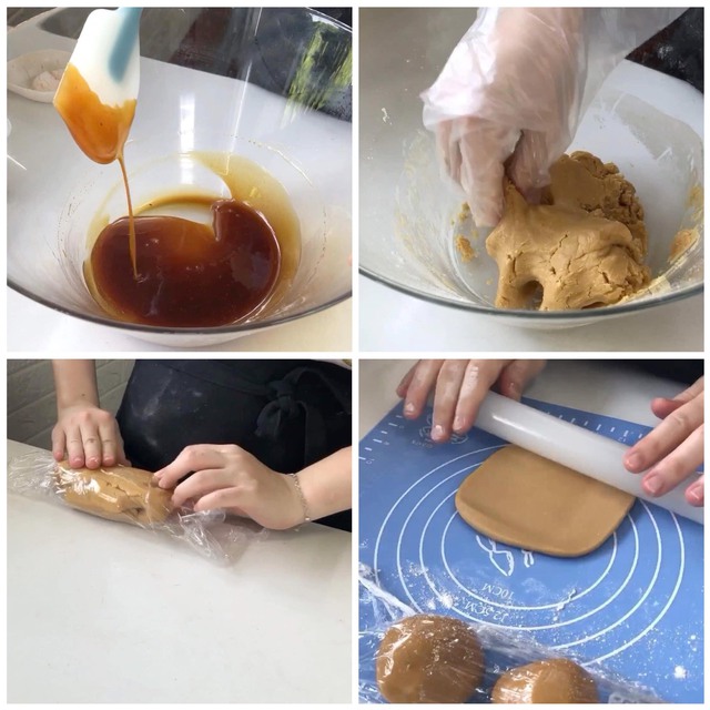 cách làm bánh trung thu nhân cốm dừa