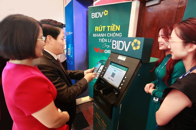 BIDV tiên phong triển khai dịch vụ rút tiền VietQR Cash - Ảnh 2.