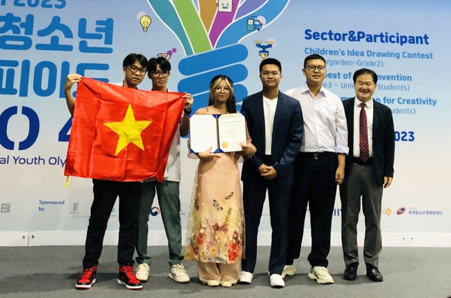 Học sinh Quảng Ninh thắng lớn tại Olympic khoa học quốc tế Hàn Quốc  - Ảnh 1.