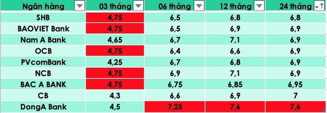 Lãi suất ngân hàng tháng 9: Top ngân hàng có lãi suất cao nhất sau nghỉ lễ 2/9 - Ảnh 3.