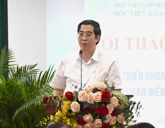 Ph&aacute;t triển khoa học l&yacute; luận ch&iacute;nh trị theo quan điểm Đại hội XIII của Đảng

 - Ảnh 11.