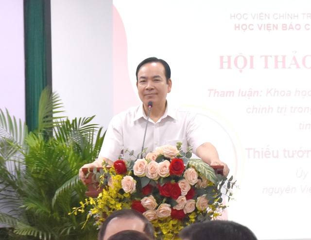 Ph&aacute;t triển khoa học l&yacute; luận ch&iacute;nh trị theo quan điểm Đại hội XIII của Đảng

 - Ảnh 12.