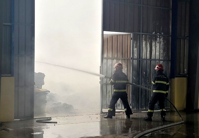Thông tin vụ cháy Công ty cổ phần Logictics Hưng Vượng ở Hải Phòng - Ảnh 1.