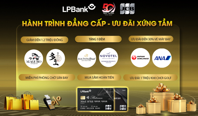 LPBank nhận 03 giải thưởng lớn từ tổ chức Thẻ hàng đầu quốc tế JCB - Ảnh 2.