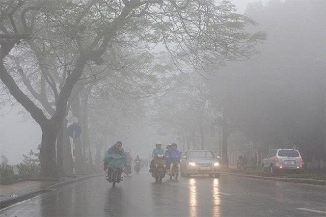 Điệp khúc thời tiết tái diễn tại Hà Nội và miền Bắc trước khi đón nắng ấm  - Ảnh 1.