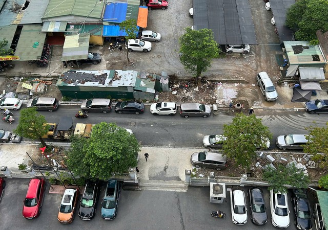 Hà Nội: Dự án D20 Cầu Giấy bị lấn chiếm làm chỗ đỗ xe, Công an phường Mỹ Đình 2 nói gì? - Ảnh 4.