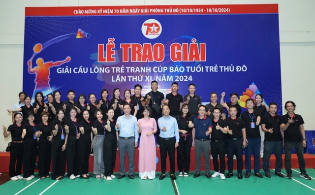 Ấn tượng đặc biệt tại giải Cầu lông trẻ tranh Cúp báo Tuổi trẻ Thủ đô- Ảnh 15.