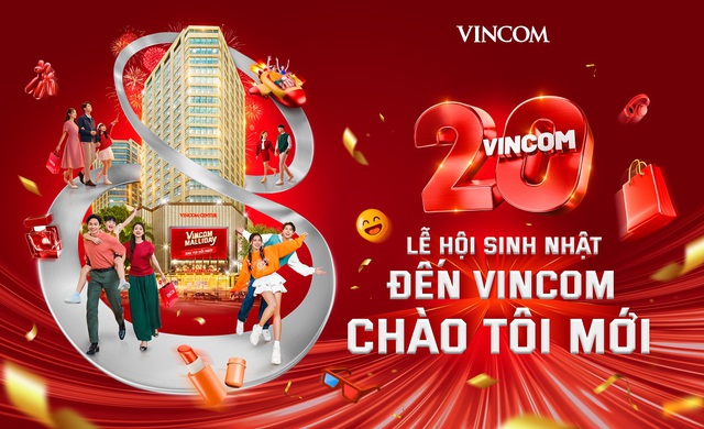 Sinh nhật Vincom 20 năm khai màn mùa lễ hội rực rỡ nhất trong năm- Ảnh 1.