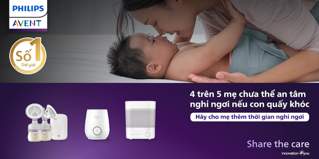 Philips Avent: Lựa chọn để mẹ có thêm thời gian nghỉ ngơi- Ảnh 1.