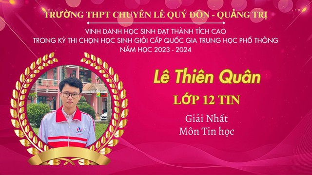 Nam sinh Quảng Trị 3 năm liền đạt giải học sinh giỏi Quốc gia - Ảnh 3.