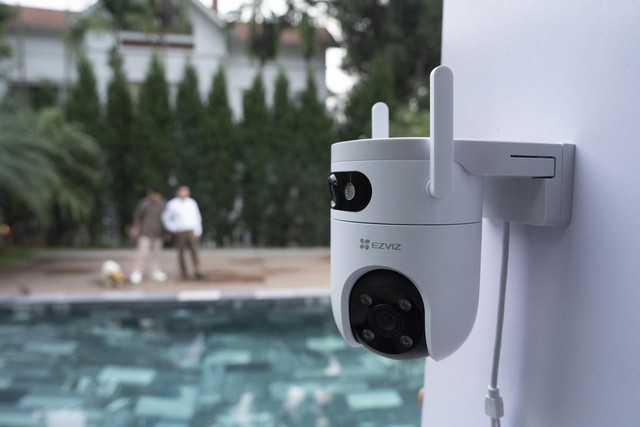 EZVIZ ra mắt camera ngoài trời quay quét có ống kính kép H9c 2K- Ảnh 3.