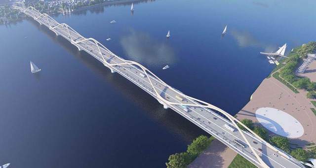 Hà Nội sắp khởi công ‘cầu vô cực’ hơn 16.000 tỷ đồng nối hai bờ sông Hồng - Ảnh 1.