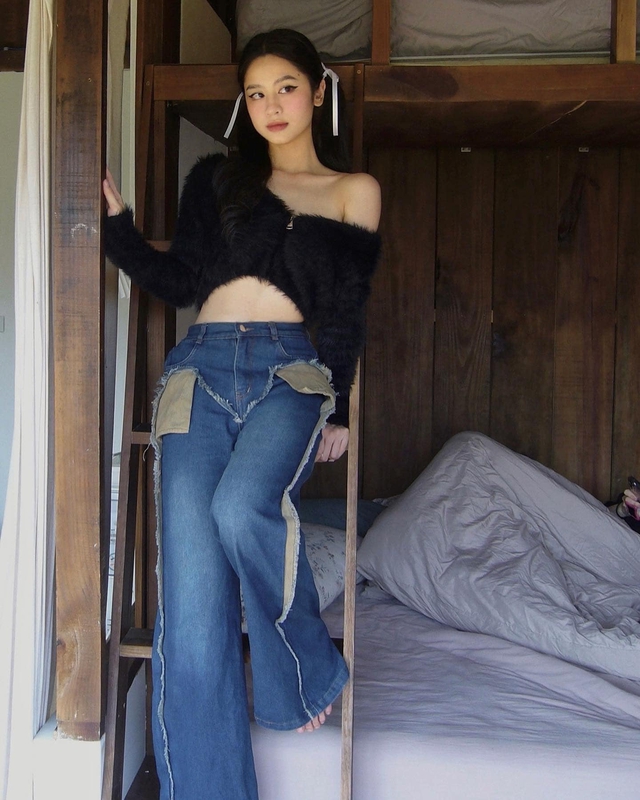 Học cách mix jeans cùng &quot;hotgirl tạp hoá&quot; Hàn Hằng để &quot;nâng cấp&quot; gu thời trang - Ảnh 6.