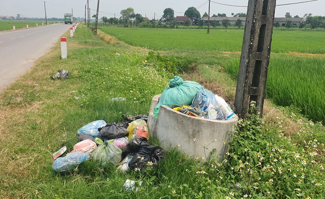 Nam Định: 'Ám ảnh' vỏ thuốc bảo vệ thực vật vứt tràn lan bờ ruộng, kênh mương- Ảnh 5.