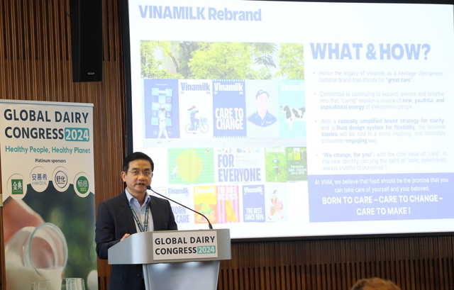 Vinamilk tạo ấn tượng với thương hiệu mới và thông điệp “Để tâm thay đổi” tại Hội nghị sữa toàn cầu năm 2024- Ảnh 3.