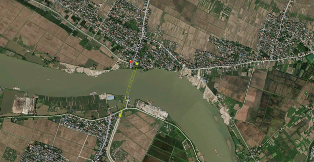 Hình hài mới nhất cây cầu vượt sông lớn ở Nam Định sắp thay thế phà Đống Cao- Ảnh 1.