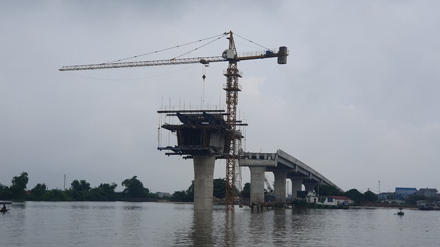 Hình hài mới nhất cây cầu vượt sông lớn ở Nam Định sắp thay thế phà Đống Cao- Ảnh 20.