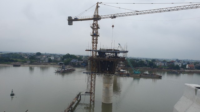 Hình hài mới nhất cây cầu vượt sông lớn ở Nam Định sắp thay thế phà Đống Cao- Ảnh 12.