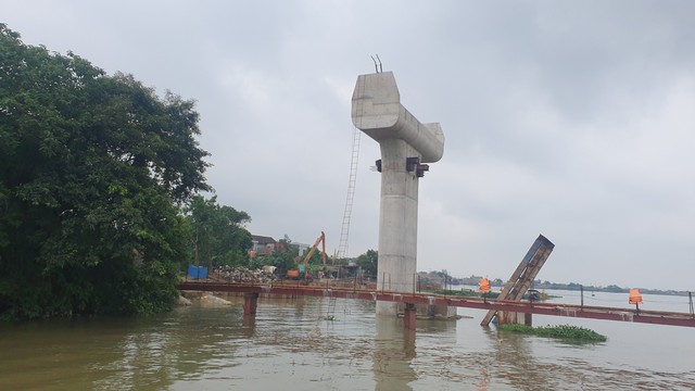 Hình hài mới nhất cây cầu vượt sông lớn ở Nam Định sắp thay thế phà Đống Cao- Ảnh 15.
