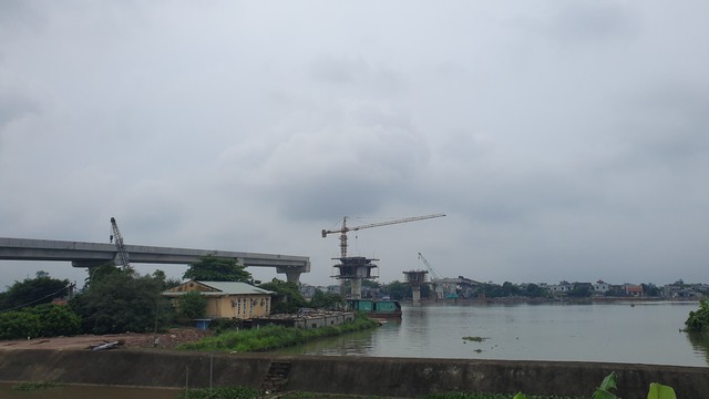 Hình hài mới nhất cây cầu vượt sông lớn ở Nam Định sắp thay thế phà Đống Cao- Ảnh 2.