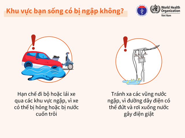 Bộ Y tế khuyến cáo các biện pháp bảo vệ sức khỏe trong và sau ngập lụt- Ảnh 1.