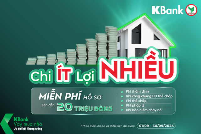 "Nhẹ gánh âu lo" phí xử lý hồ sơ với ưu đãi hoàn phí của KBank- Ảnh 2.