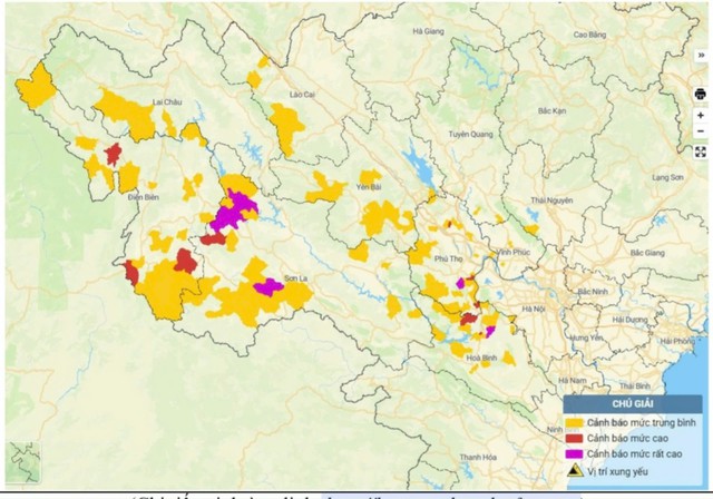 Nguy cơ sạt lở cao tại một số khu vực thuôc các tỉnh Bắc Bộ - Ảnh 1.