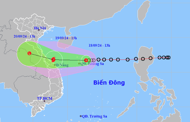 Tin mới nhất về áp thấp nhiệt đới khả năng mạnh lên thành bão, miền Trung mưa lớn thế nào?- Ảnh 2.