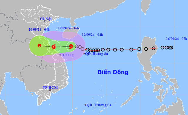 Tin bão mới nhất: Bão số 4 giật trên cấp 10, sắp vào đất liền, miền Trung đỉnh điểm mưa bão- Ảnh 1.